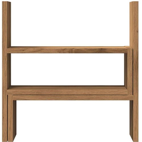  Organizator za stol podesivi boja hrasta 40 x 17 x 41 cm drveni Slike