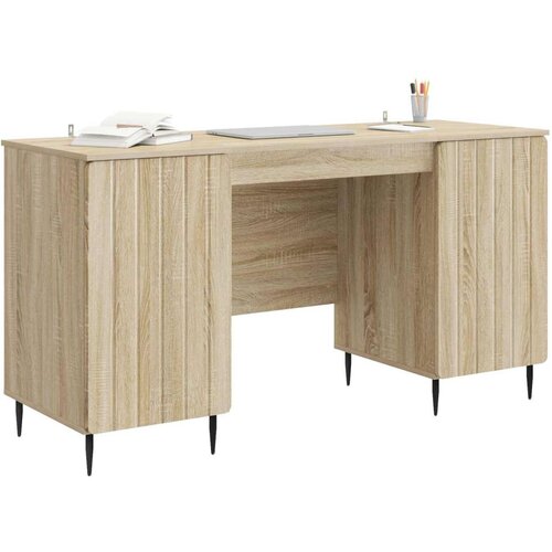  Stol Hrast sonoma 142 5 x 50 x 75 cm Konstruirano drvo - Hrast sonoma Slike