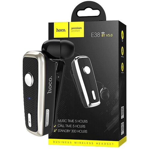 Hoco. Slu&amp;scaron;alica bežična sa mikrofonom, Bluetooth, 90 mAh, 5 h &amp;ndash; E38 Business Black Slike