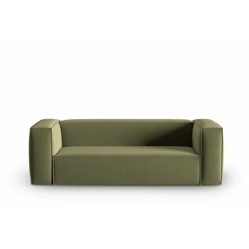 Cosmopolitan Design Zelena žametna sedežna garnitura 200 cm Mackay –