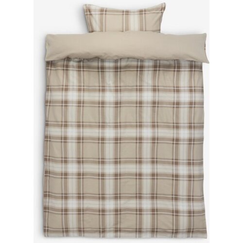  Set flanelske posteljine 140x200 bež Slike