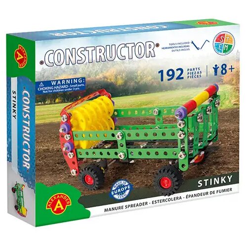 Alexander Toys Stinky trosilnik gnoja 192-delna kovinska gradbena igrača Cene