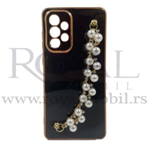  futrola biser chain za samsung S906 galaxy S22 plus crna Slike