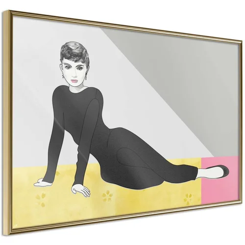  Poster - Elegant Audrey 60x40