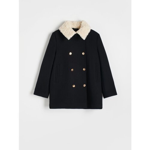 Reserved Ladies` coat - črna Cene