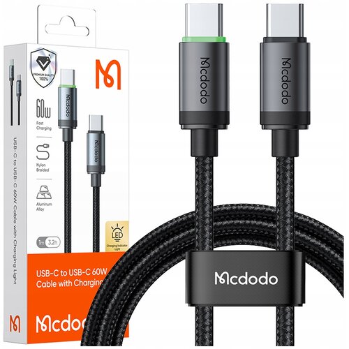 McDodo USB-C KABEL ZA HITRO POLNJENJE ZA SAMSUNG APPLE USB TIPA C 3A 60W 1M, (5000310962) Cene