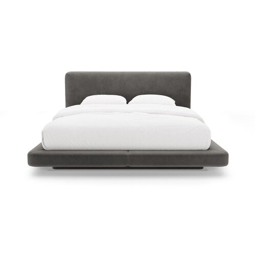 Micadoni Tamno sivi tapecirani bračni krevet 160x200 cm Linea &amp;ndash; Slike