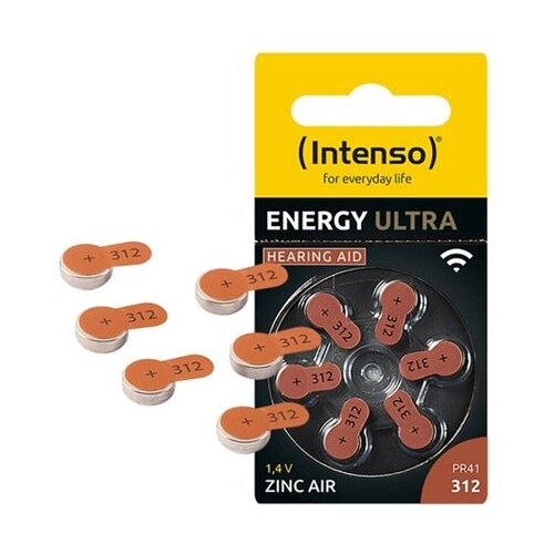 Intenso (INTENSO) Baterija za slu&amp;scaron;ni aparat A312/PR41 1.45V pakovanje od 6 komada Slike