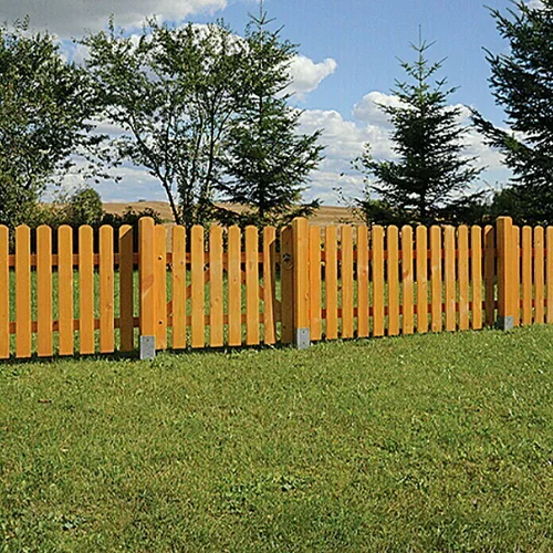 x drvena ograda (Ravni oblik)