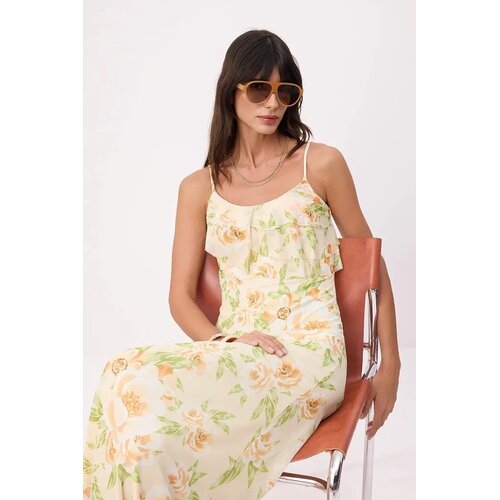 TRENDYOLMILLA Ženska haljina Twoss26El00673, Žuta Slike
