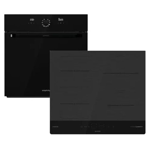 Gorenje set simplicity black vgradna pečica BO76SYB + indukcijsko kuhali&amp;scaron;če IT643SYB Slike