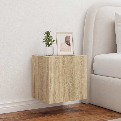  Zidni TV ormarići LED 2 kom boja hrasta sonome 40,5x35x40 cm Cene