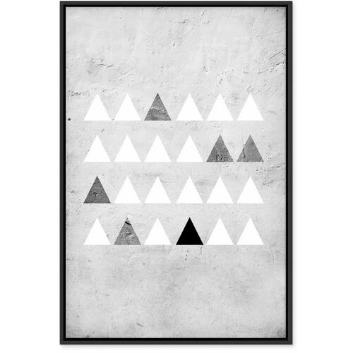  Slika - Grey Forest (1 Part) Vertical 40x60 U crnom drvenom okviru Cene