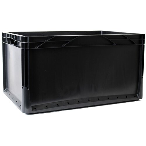 Eurobox-System Zaboj s polnimi stenami 60 x 40 x 32 cm črn Slike