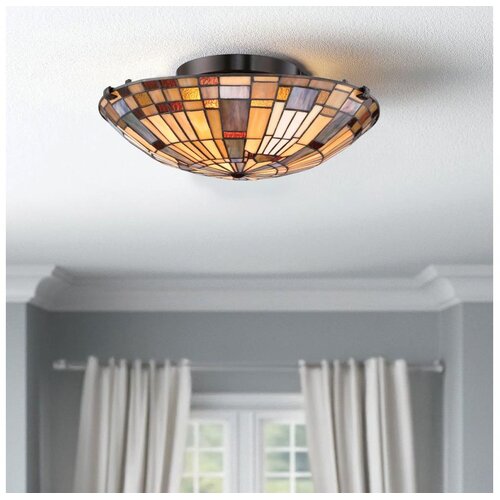  quoizel qz-inglenook-f-small-plafonsko svetlo inglenook 2xE27/60W/230V prečnik 40,7 cm Cene