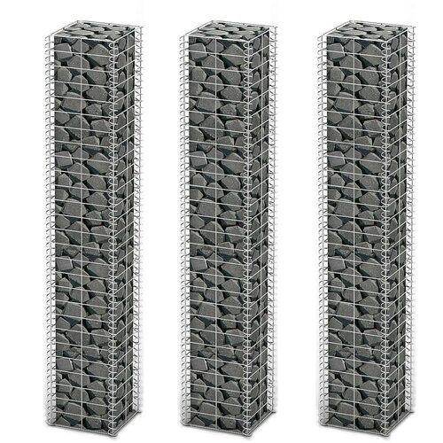  Set gabiona 3 kom od pocinčane žice 25 x 25 x 150 cm Cijene