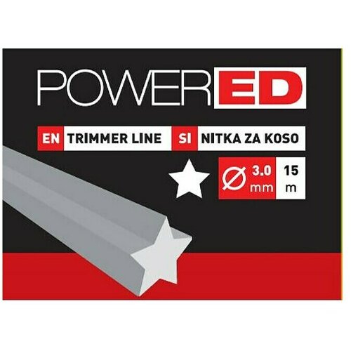 POWERED Plastična nit za trimer (Debljina niti: 3 mm, 15 m) Slike