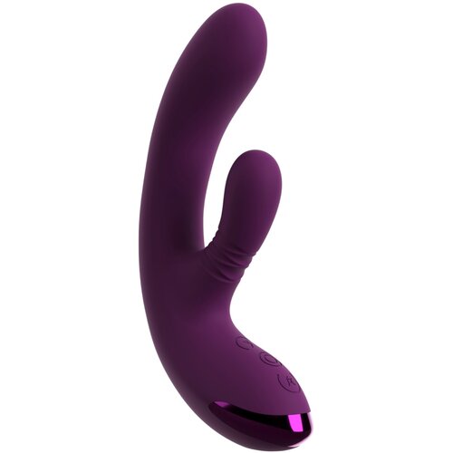 Javida zajčkast vibrator za G-točko in klitoris (vijoličen) Slike