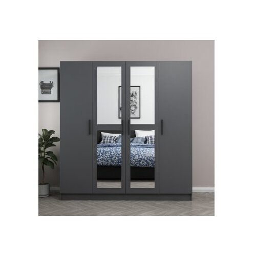 Hanah home kale - 5088 anthracite wardrobe Cene