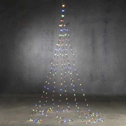 LUCA SET ZA UKRA&Scaron;AVANJE JELKE KLASIČNO BELI 672 LED IP44 8 FUNKCIJA KONTROLER SA TAJMEROM - L210CM Cene