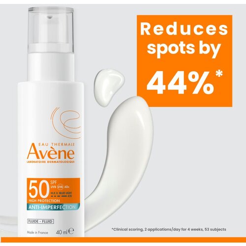 Av&amp;egrave;ne Sun Cleanance Fluid za&amp;scaron;čitni fluid za mastno in me&amp;scaron;ano kožo SPF 50 40 ml Slike