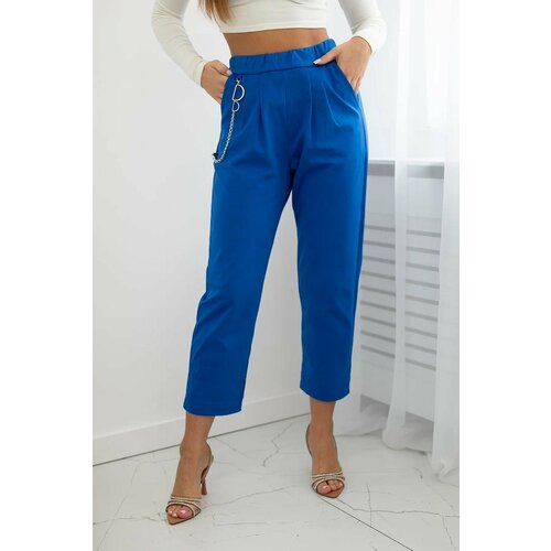 Kesi New punto trousers with a cornflower blue chain Slike