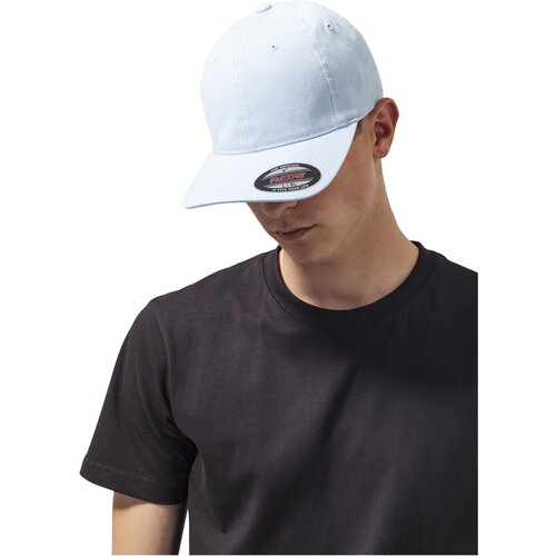 Flexfit Clothing washed cotton daddy's hat light blue Cijene