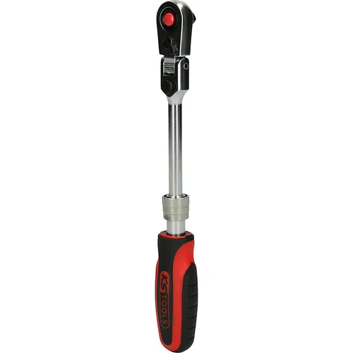 Ks Tools Preklopna raglja 1/4'' SlimPOWER s teleskopsko ročico, 72 zob, dolžina 150 - 200 mm