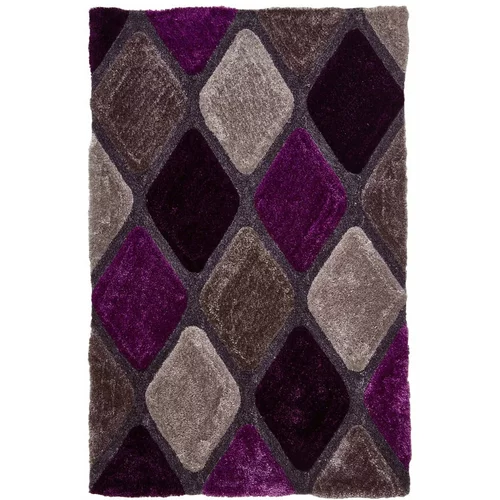 Think Rugs Temno vijolična ročno tkana preproga 150x230 cm Noble House –