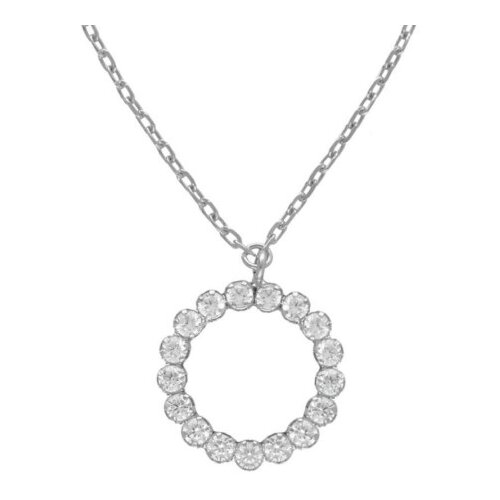 Victoria Cruz halo crystal ogrlica sa swarovski kristalima ( a4473-07hg ) Slike