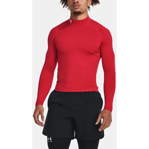 Under Armour T-Shirt UA CG Armour Comp Mock-RED - Men's