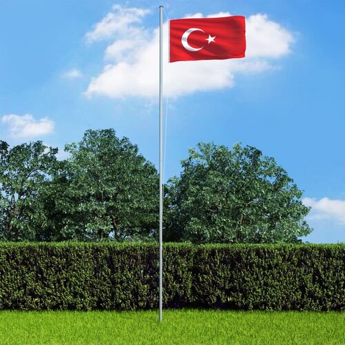 vidaXL Turška zastava 90x150 cm Cene