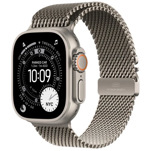 Apple Watch Ultra 3 GPS + Cellular 49 mm Natural Titanium Milanese Loop M (MEWY4QH/A) Cene