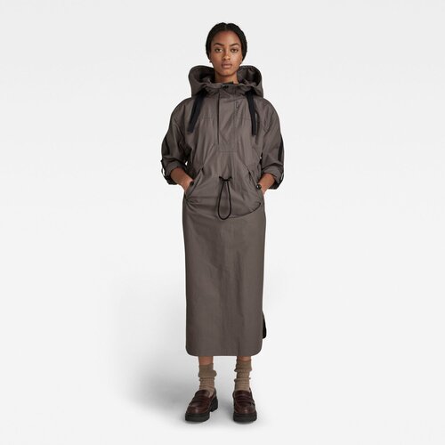 G-star Dress - Pabe poplin grey Cijene
