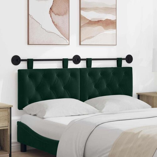  Držeće uzglavlje Zidne Tamnozelena 150 x 55 x 7 cm Bar&scaron;un - Tamnozelena 140 cm bez LED Cijene