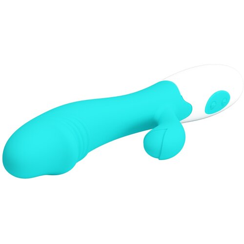 Pretty Love Vibrator Rabbit Pretty Love Snappy Aqua Green Slike