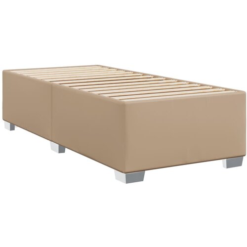  Okvir za krevet boja cappuccina 90x190 cm od umjetne kože Slike