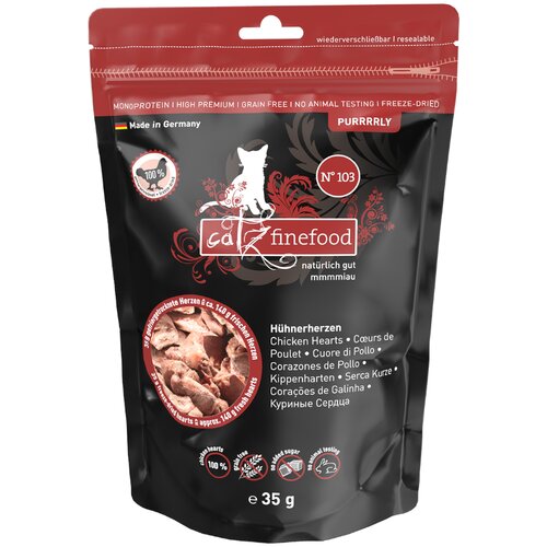 catz finefood Purrrrly - 35 g piščančje srce Cene
