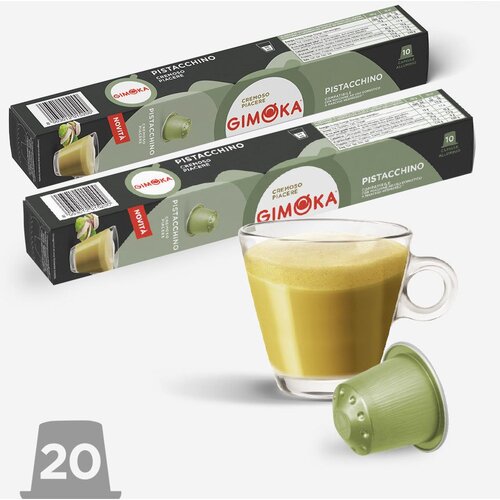 GIMOKA kapsule za kafu nespresso in alluminio X10 al/t CAFFÈ pistacchino 20 kom Cene