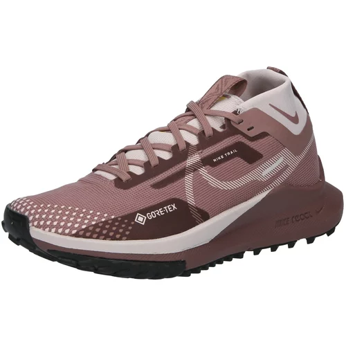 Nike Tenisice za trčanje 'React Pegasus Trail 4' tamno smeđa / svijetlosiva / sivkasto ljubičasta (mauve)