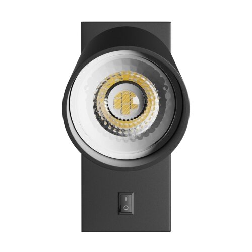  Zidno reflektorsko svetlo SQUALLA VARIOSA 1xGU10/10W/230V crno Slike