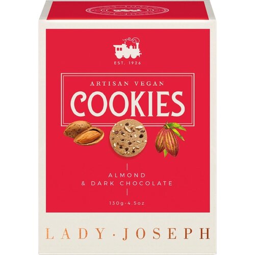 Lady Joseph Cookies Almond & Dark Chocolate - 130 g Cene