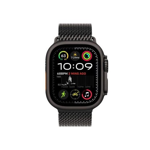 Apple watch Ultra2 v2 cellular 49mm titanium case with titanium milanese loop Cene