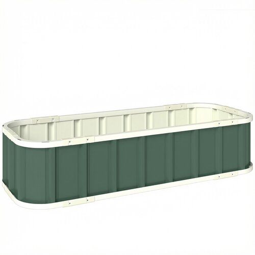 HOMESTAR Dvignjena vrtna greda 136x52x31 cm zelena, (5000228387) Slike
