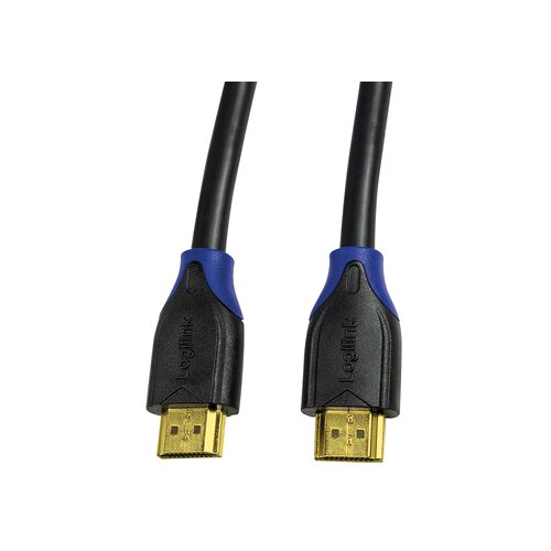 Logilink HDMI Priključni kabel [1x Muški konektor HDMI - 1x Muški konektor HDMI] 5 m Crna Cijene