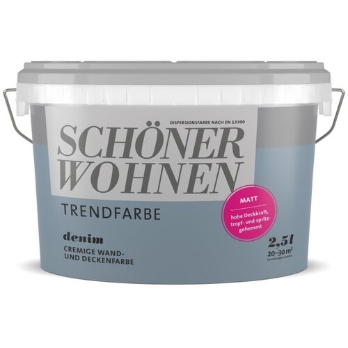 SCHÖNER WOHNEN unutarnja disperzijska boja Trend (Denim, 2,5 l) Cijene