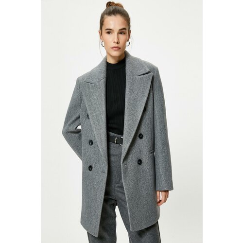 Koton Women's Gray Coat Cene
