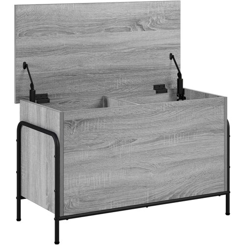  Kutija za spremanje Siva Sonoma 80 x 40 x 49,5 cm Slike