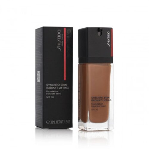 Shiseido Synchro Skin Radiant Lifting Foundation posvetlitveni lifting tekoči puder SPF 30 odtenek 460 Topaz 30 ml Cene