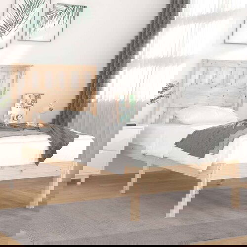  Posteljni okvir iz trdne borovine 90x200 cm, (20778106) Cene